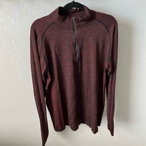 Lululemon maroon half zip